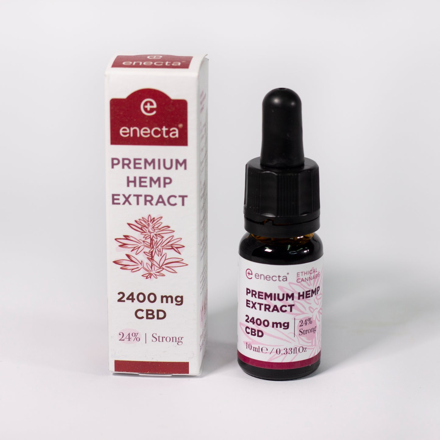 Premium Hemp Extract 24% · Aceite CBD intenso 2400 mg (10 ml)