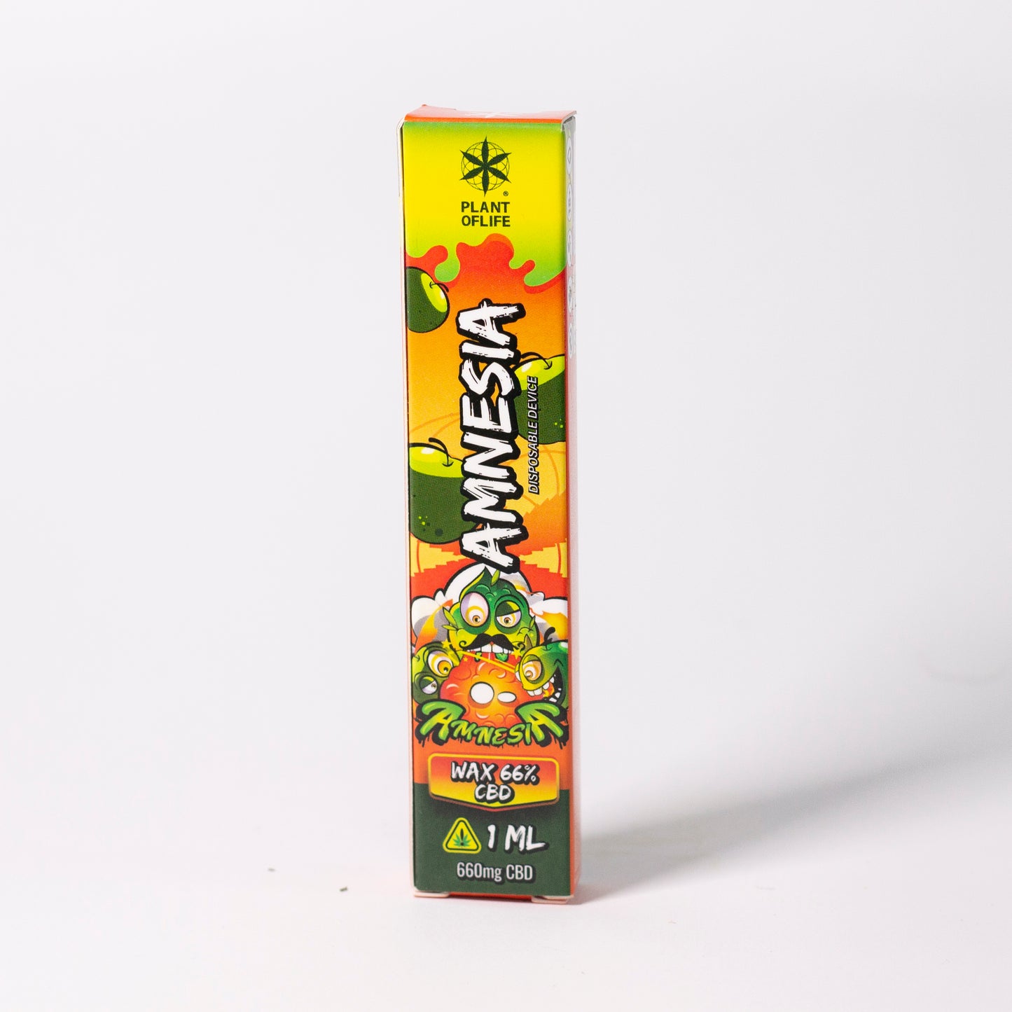 VAPORIZADOR DESECHABLE WAX 66% CBD AMNESIA 1ML